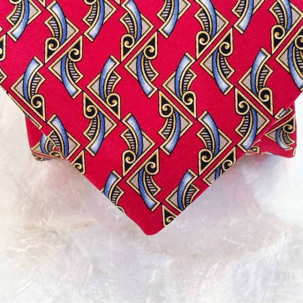 Robert Talbott Nordstrom Red Men’s Silk Tie Handsewn 56”